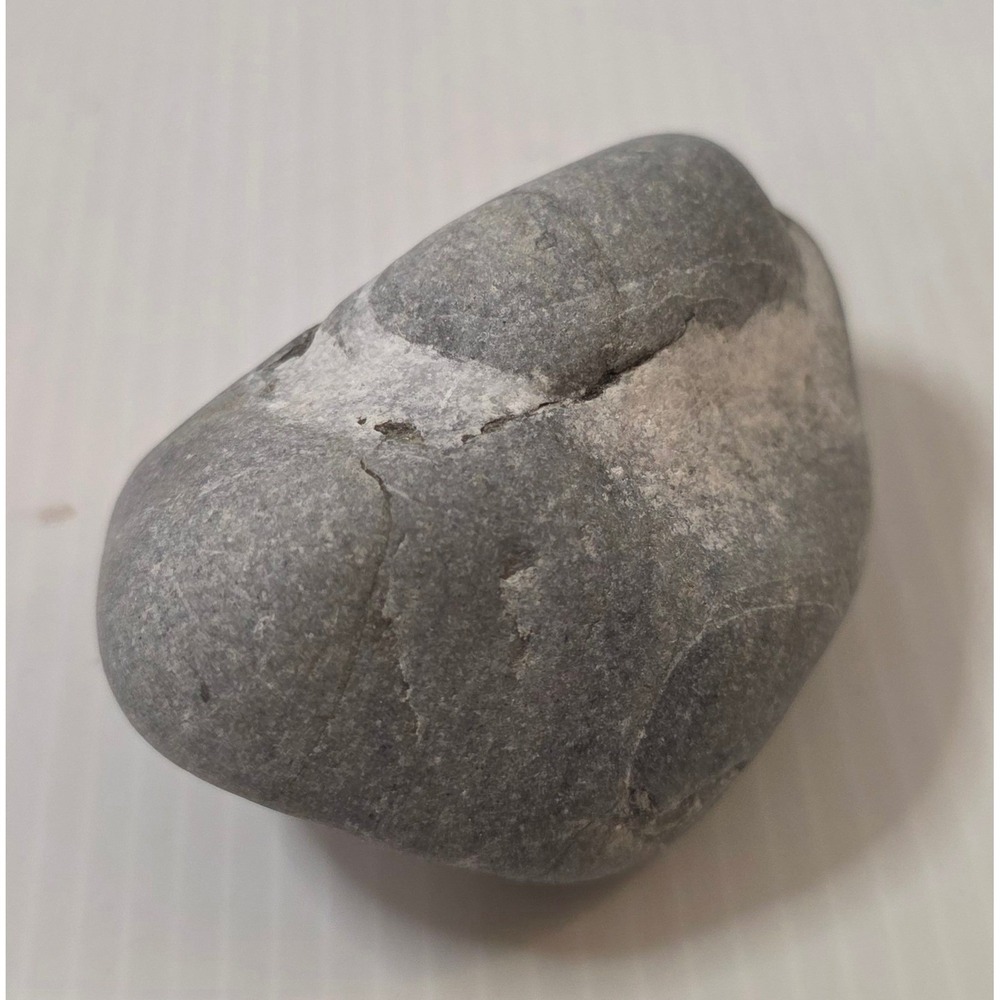 Haiti Collected River Stone w Quartz Vein 2006‎ Labeled